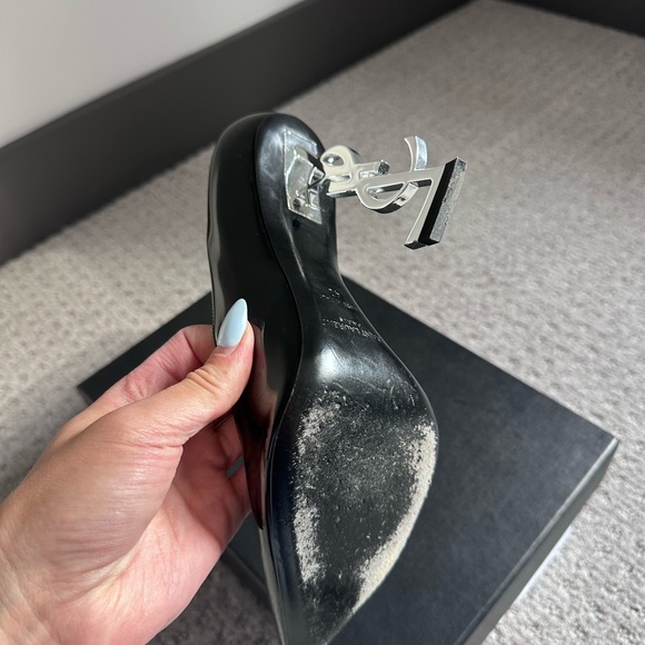 YSL Black Patent Leather Heels Opyum - Picture 4 of 8